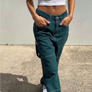 Green Carpenter Pants